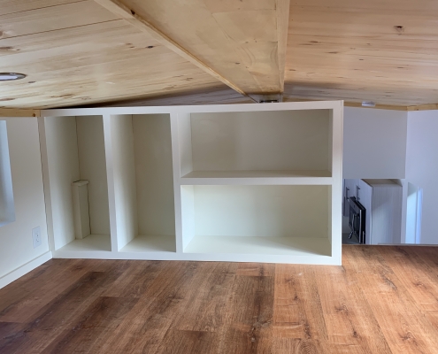 Kinderhook Tiny House Loft Storage