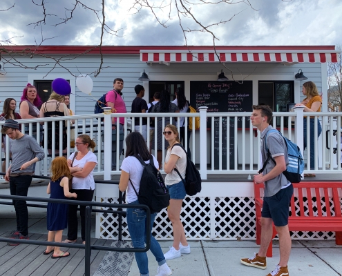 mobile tiny ice cream shop