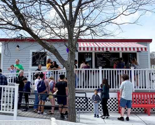 mobile tiny ice cream shop